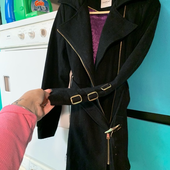 Bebe Trench Coat - Picture 2 of 2